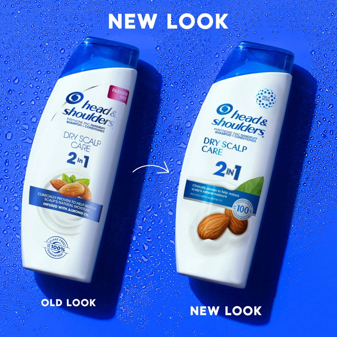 Head & Shoulders 2-in-1 Dandruff Shampoo & Conditioner – Dry Scalp Care, 8.45 oz.