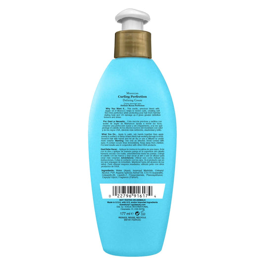 Argan Oil of Morocco Curling Perfection Curl-Defining Cream