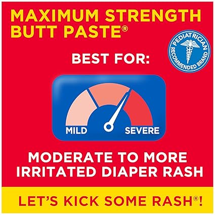 Boudreaux's Butt Paste Maximum Strength Diaper Rash Cream – 4 oz