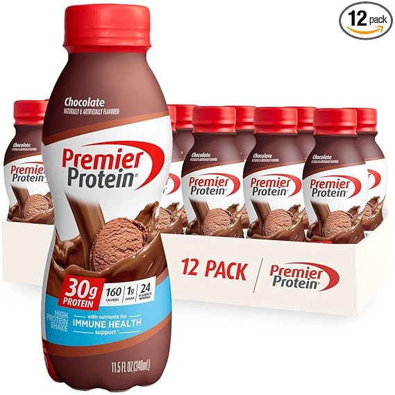 Premier Protein Shake Chocolate | 11.5 fl oz, 12 Pack.