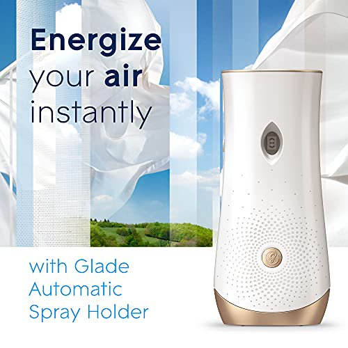 Glade Automatic Spray Air Freshener Refill | Clean Linen Scented | 6.2 oz, 3 Count.