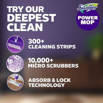 Swiffer Power Mop Tile, Vinyl, Floor, Wood, Cleaning Set