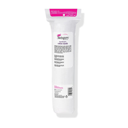 Swisspers Premium Cotton Rounds – 100% Pure Chlorine-Free Cotton, 100 Count.