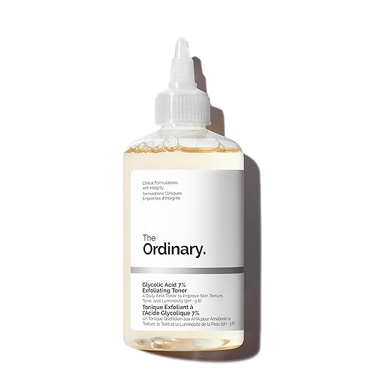The Ordinary Glycolic Acid 7% Exfoliating Toner | Brightening Daily Face Toner.
