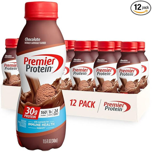 Premier Protein Shake Chocolate | 11.5 fl oz, 12 Pack.