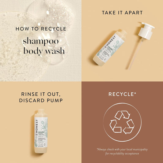 The Honest Company 2-in-1 Baby Shampoo & Body Wash – Fragrance Free, 10 fl oz