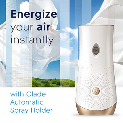Glade Automatic Spray Air Freshener Refill | Clean Linen Scented | 6.2 oz, 3 Count.