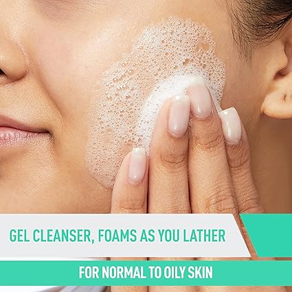 CeraVe Foaming Facial Cleanser | For Oily Skin| Fragrance-Free, Non-Drying, 16 oz.