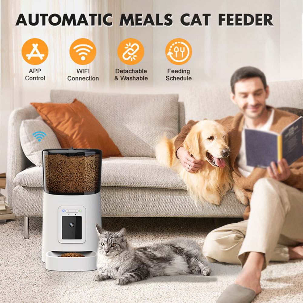 Automatic Pet Feeder With Camera