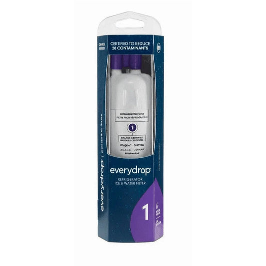Everydrop by Whirlpool Refrigerator Water Filter 1 – EDR1RXD1, Single-Pack, Purple