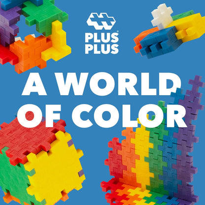 Plus-Plus 240-Piece Interlocking Building Blocks for Kids, Open-Ended STEM Construction Toys, Mini Classroom Manipulatives