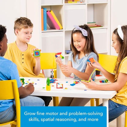 Plus-Plus Open Play Set 600 Pieces, Basic Color Mix, Interlocking Mini Puzzle Blocks, STEM Construction Toy for Kids