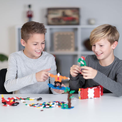 Plus-Plus Open Play Set 600 Pieces, Basic Color Mix, Interlocking Mini Puzzle Blocks, STEM Construction Toy for Kids