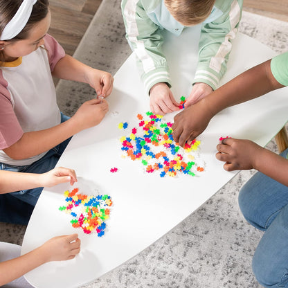 Plus-Plus Open Play Set 600 Pieces, Interlocking Mini Puzzle Blocks, STEM Building & Construction Toy for Kids