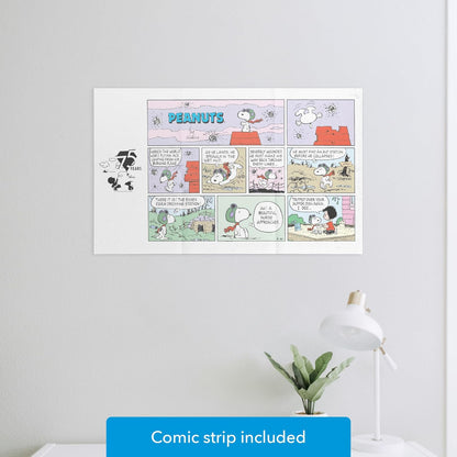 Plus-Plus Puzzle by Number – Flying Ace Peanuts Edition, 275-Piece Interlocking Mini Blocks, 2D STEM Puzzle Toy for Kids