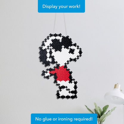 Plus-Plus Puzzle by Number – Joe Cool Peanuts Edition, 275-Piece Interlocking Mini Blocks, 2D STEM Puzzle Toy for Kids