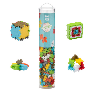 Plus-Plus 240-Piece Interlocking Building Blocks for Kids, Open-Ended STEM Construction Toys, Mini Classroom Manipulatives