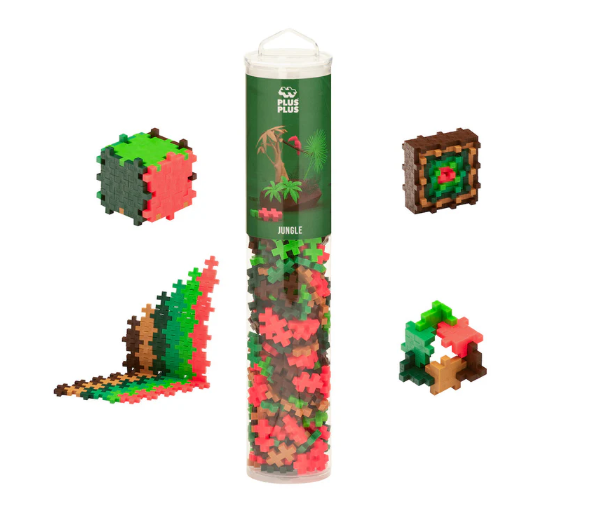 Plus-Plus 240-Piece Interlocking Building Blocks for Kids, Open-Ended STEM Construction Toys, Mini Classroom Manipulatives