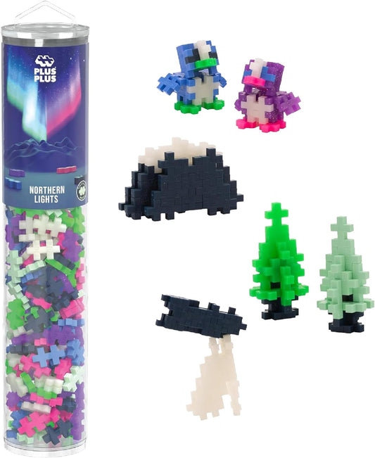 Plus-Plus 240-Piece Interlocking Building Blocks for Kids, Open-Ended STEM Construction Toys, Mini Classroom Manipulatives