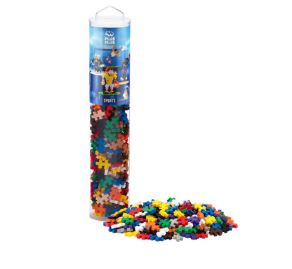 Plus-Plus 240-Piece Interlocking Building Blocks for Kids, Open-Ended STEM Construction Toys, Mini Classroom Manipulatives