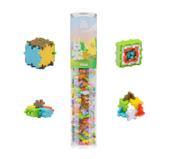 Plus-Plus 240-Piece Interlocking Building Blocks for Kids, Open-Ended STEM Construction Toys, Mini Classroom Manipulatives