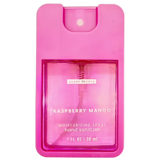 Scent Theory Hand Sanitizer Spray, Raspberry Mango, 1 fl oz.