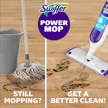 Swiffer Power Mop Tile, Vinyl, Floor, Wood, Cleaning Set